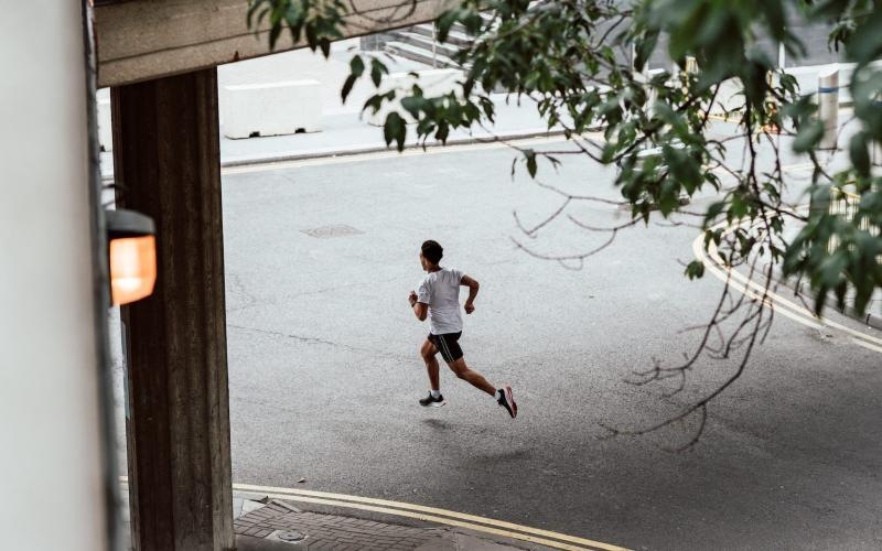 Find your perfect fit at The Artisan Series a man running on a street