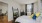 a bedroom with a large bed